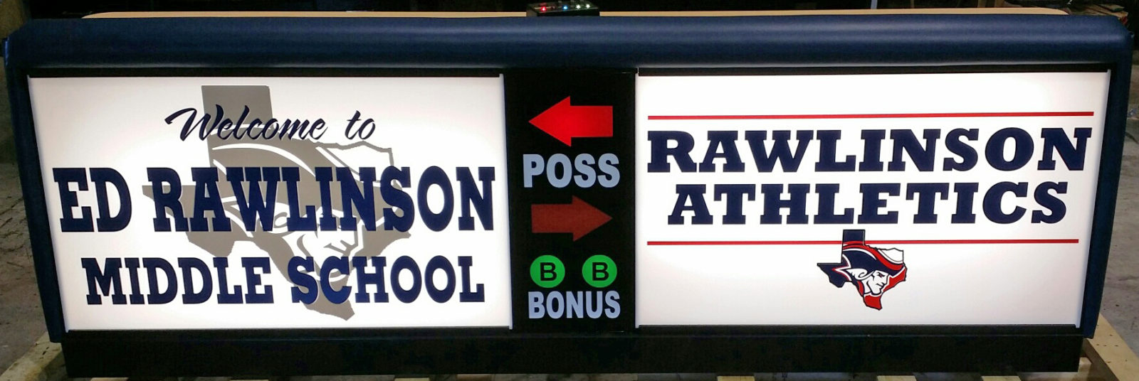 Rawlinson Middle School Freestand Scorer's Table | Varsity Scoring Tables