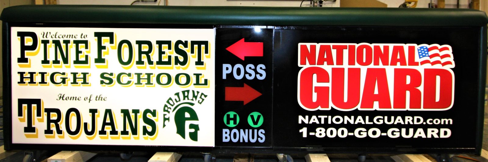 Pine Forest high school scoring table North Carolina Army National Guard NCARNG